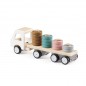 Preview: Kids Concept Ringspiel Holz Auto Laster Aiden Personalisiert